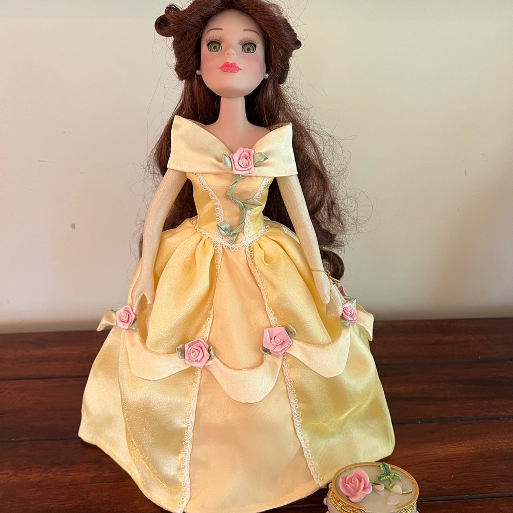 Disney Princess Porcelain Keepsake Belle Doll